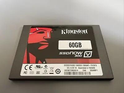 £4.99 • Buy KINGSTON 60GB SATA III 2.5  Inch SSD Solid State Drive Now 200 SV300S37A/60G