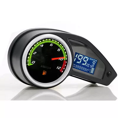 Speedometer Tachometer Fuel Gauge Digital Odometer LCD Screen Motorcycle Parts • $45.80