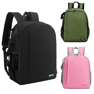 CADeN Camera Backpack Bag Professional For DSLR/SLR Mirrorless Camera Waterproof • $44.98