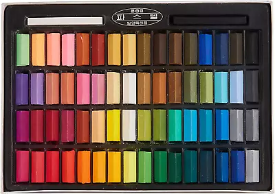 64 Color Artist Chalk Pastels Soft Pastel Set Art Supplies Painting Non Toxic • $14.25