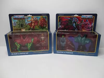 Super7 Motu Masters Of Universe Reaction He-man Battle-cat & Skeletor Panthor • $39.90