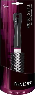 REVLON Ionic Salon Professional Round Ceramic Hair Brush Protect & Style • £8.95