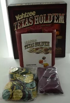 Yahtzee Texas Hold'em Poker Dice Game Parker Brothers • $14.99