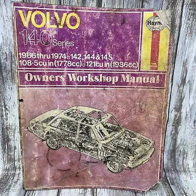 Volvo 142 144 145 1966-1974 Tune-up Service Repair Manual 1973 1972 1971 1970 • $24.95