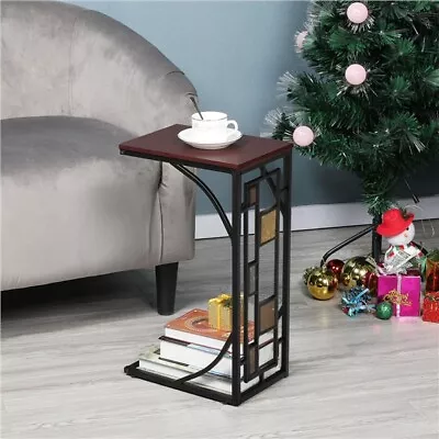 £18.69 • Buy Small End Table Living Room/Office Sofa Side Coffee/Tea Laptop Storage Tables