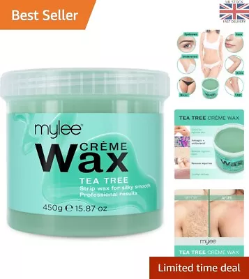 Tea Tree Soft Creme Wax For Sensitive Skin 450g Microwavable & Wax Heater Fr... • £17.99