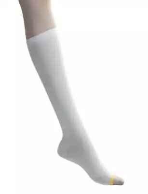 Medline Knee Length Anti-embolism Stocking - Medium/long - 3 Pair Total White • $26.99