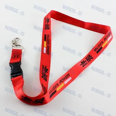 Lanyard Quick Release Key Chain Strap For Honda Accord JDM Mugen Red Keychain • $5.15