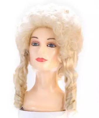 MARIE ANTOINETTE French European Colonnial 17th Century Women's BLONDE HAIR WIG • $44.95