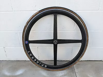 Spinergy Rev X Carbon Fiber CF Rear Wheel Vintage 700c Tubular Racing Road Blade • $174.95