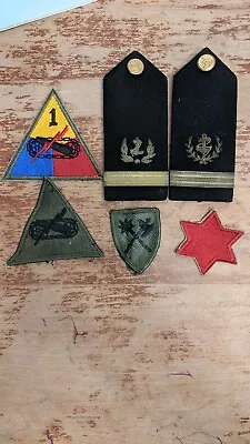 Military Patch And Navy Shoulder Board Lot. Post WWII And Vietnam Era • $25