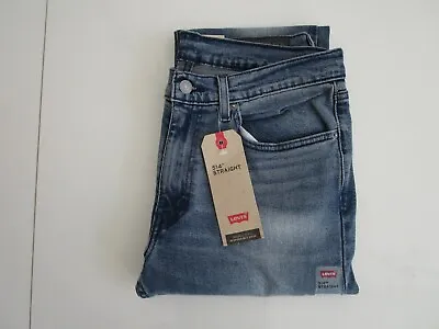 Levi's 514/503 Men's Nazo Blue Straight Leg Stretch Jeans Size: 32 X 34 • $79