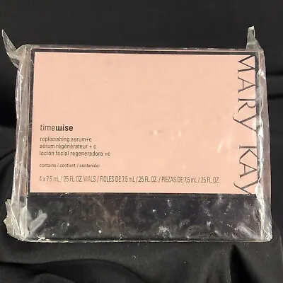 MARY KAY Timewise Replenishing Serum + C 4 Vials 7.5 Ml  Dry To Oily New Sealed • $21.99