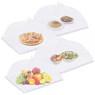 4Pack Mesh Food Covers For Outdoors(17in X 17inX8in) Picnic Hiking Accessories. • $11