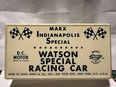 Old MARX TOYS Indianapolis Special WATSON SPECIAL RACING CAR Electric Speedways  • $12