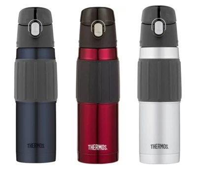 $27 • Buy Thermos 2465SKRAUS/AUS/MBAUS 530mL Vacuum Insulated Drink Bottle - Red/Sil/Black