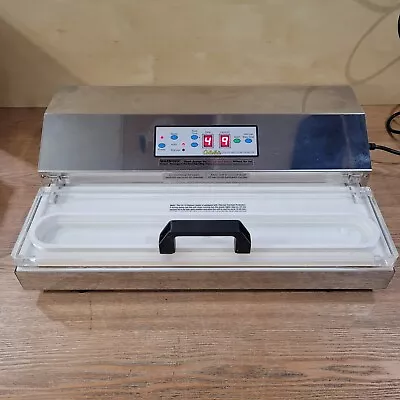 Cabelas CG-15 Commercial Grade Vacuum Sealer Cleaned Tested Works In Manaul Mode • $148