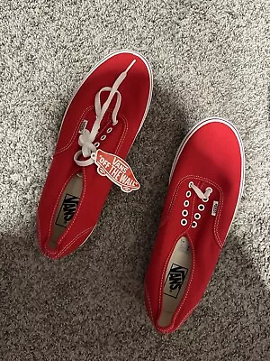 Size 11.5 - VANS Authentic Red • $20.40