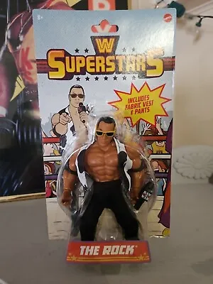 WWE Superstars Series 5 The Rock & Microphone Walmart Exclusive Action Figure • $25