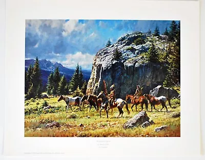 Martin Grelle    Warrior's Quest    9 X 12 Limited Edition Native American • $30