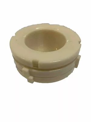 Bulkhead Tank Fitting 3Inch Yellow Poly With 2 Lock Nuts And A Rubber Seal • $55.99