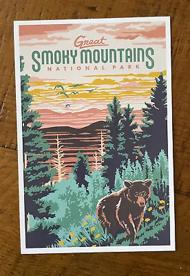 $2.25 • Buy Great Smoky Mountains National Park - Explorer Series - Lantern Press Postcard