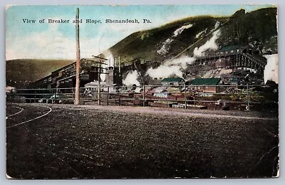 Postcard Shenandoah PA Breaker And Slope Mining 1910 • $9.95