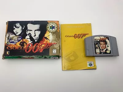 GoldenEye 007 - Box Manual Game - Rough Condition (Nintendo 64 1997) • $31.75