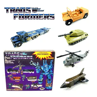 Transformers G1 Bruticus Multiforce Collectible Vehicle To Robot Action Figures • $289.95