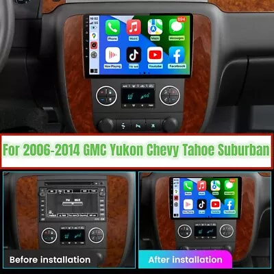 9'' Android 12 Car Radio Stereo GPS For 2006-2014 GMC Yukon Chevy Tahoe Suburban • $155.02