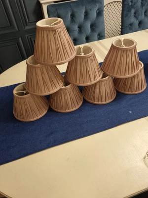 £20 • Buy Laura Ashley Fenn Candle Clip Lamp Shades Amethyst X 8