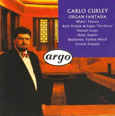 Carlo Curley At The Organ Of Girard Coll : Organ Fantasia CD Fast And FREE P & P • £2