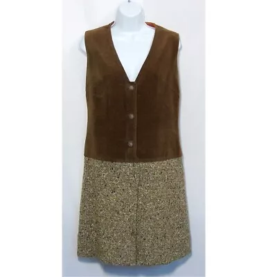 Vintage Tweed Velour Jumper 1960s Irvington Place Sportwear Saks 5th Ave Preppy • $35