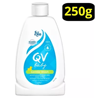 QV Baby Gentle Wash 250g Moisturising Soap Free Delicate Sensitive Skin Ego • $17.99