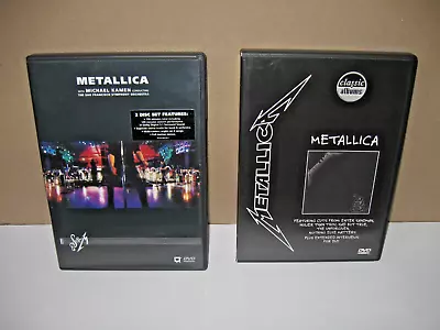 Metallica Dvd X 2 San Francisco Orchestra Job Lot Bundle Music • £15