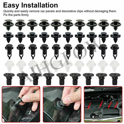 Plastic Vehicle Push Rivets&Panel/Moulding Clips&Lock Nut For Toyota For Lexus • $12.85