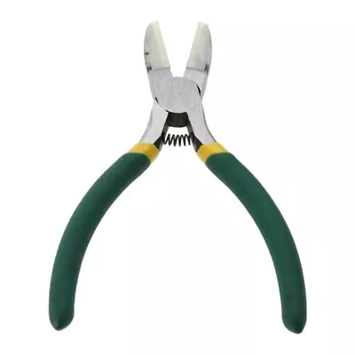 Flat Nose Pliers Non-Marring Nylon Jaws Jewelry Making Metal Forming Repair Tool • £9.82