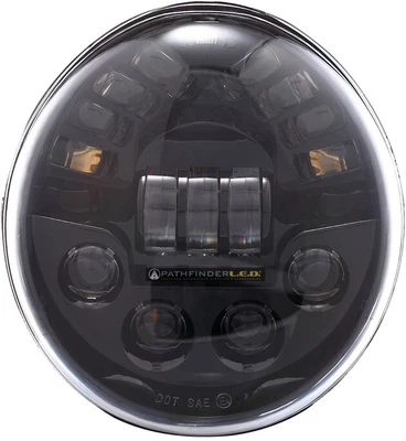 $167.68 • Buy Pathfinder LED Ultra View Headlight Black #V2VRDB Harley Davidson V-Rod
