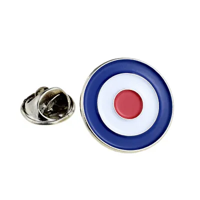 RAF / MODs ROUNDEL Metal Enamelled Pin Badge Tie Pin Lapel Badge XJKB7-30 • £4.99