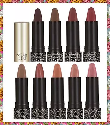 MUA Luxe Velvet Matte Lipstick In A Choice Of Shades New And Sealed • £3