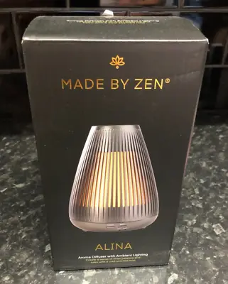 Made By Zen Alina Aroma Diffuser With Ambient Lighting & 2 M&S Aroma Oils • £60