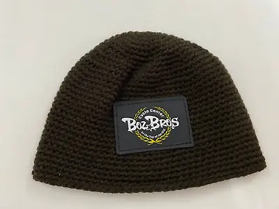 New Vintage Boz Bros Cycle Center Logo Knit Beanie Hat One Size Brown • $19.99