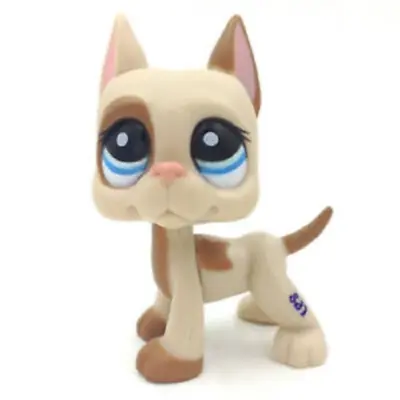 Hasbro Little Littlest Pet Shop LPS Figure Toys # 1647 Great Dane Dog Puppy Pink • $25