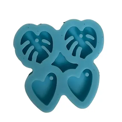 $15.59 • Buy Resin Charms Earring Mold - Hearts Clovers Anchors Keys & Other Fun Shapes 