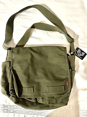 Rapid Dominance Green Canvas/Cotton Classic Military Shoulder Messenger Bag • $39.99