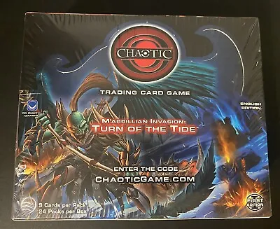 Chaotic CCG Turn Of The Tide First Edition Factory Sealed Booster Box • $4898.12