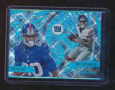 2016 Prime Signatures Blue Proteges /100 Victor Cruz Odell Beckham Jr • $2.99