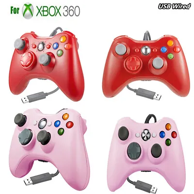 For Xbox 360 Game Console USB Wired Controller Remote PC Gamepad Joystick AU • $24.67