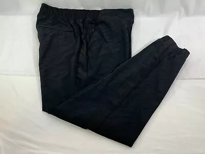 Athleta Brooklyn Textured Jogger Work Travel Athleisure Athletic Pants 12 Black • $49.91