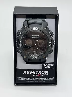 Armitron Pro Sport Men’s Watch Cronograph Camo 100m 20/5108CB FREE SHIP • $39.92